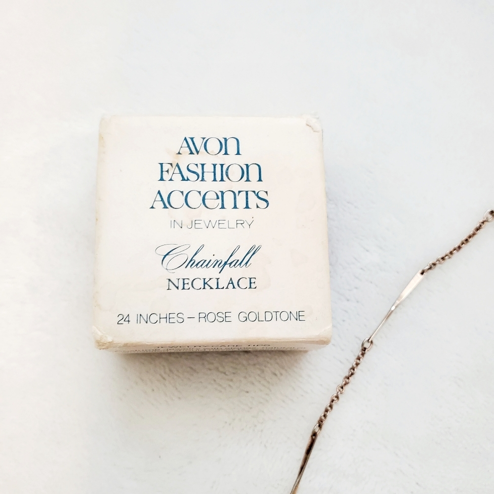 Authentic Vintage Avon Rose gold Chain